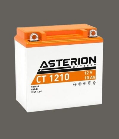 AKÜ: Asterion CT1210 12V 10Ah AGM Kapalı Bakımsız Motosiklet Aküsü